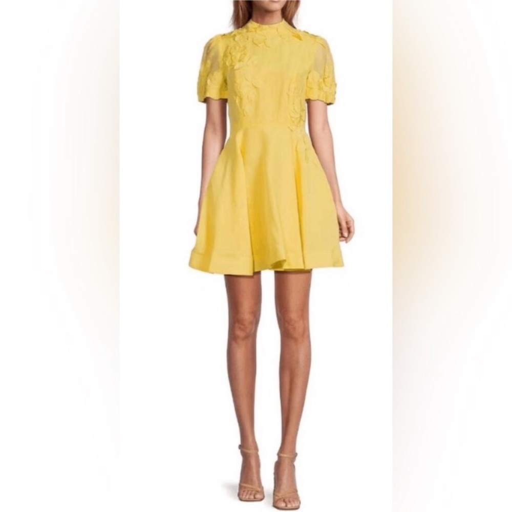 ANTONIO MELANI Yellow Mini Dress